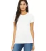 BELLA 6004 Womens Favorite T-Shirt in Solid wht blend front view