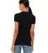 BELLA 6004 Womens Favorite T-Shirt in Black heather back view