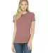 BELLA 6004 Womens Favorite T-Shirt in Mauve front view