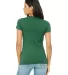BELLA 6004 Womens Favorite T-Shirt in Hthr grass green back view