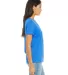 BELLA 6405 Ladies Relaxed V-Neck T-shirt in Tr royal triblnd side view