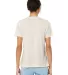 BELLA 6405 Ladies Relaxed V-Neck T-shirt in Oatmeal triblend back view