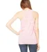 BELLA 8800 Womens Racerback Tank Top in Red marble back view