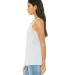 BELLA 8800 Womens Racerback Tank Top in White marble side view