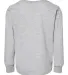 Bella + Canvas 3501T Toddler Jersey Long Sleeve Te in Athletic heather back view