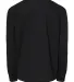 Bella + Canvas 3501T Toddler Jersey Long Sleeve Te in Black back view