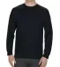 Alstyle 1304 Classic Long Sleeve Tee in Black front view