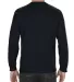 Alstyle 1304 Classic Long Sleeve Tee in Black back view