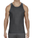 Alstyle 1307 Classic Tank Top in Charcoal heather front view