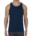 Alstyle 1307 Classic Tank Top in Navy front view