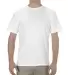 Alstyle 1701 Adult Tee WHITE front view