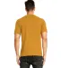 Next Level 3600 T-Shirt in Antique gold back view