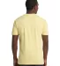 Next Level 3600 T-Shirt in Banana cream back view