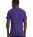 Next Level 3600 T-Shirt in Purple rush back view