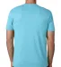 Next Level 3600 T-Shirt in Tahiti blue back view