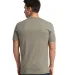Next Level 3600 T-Shirt in Warm gray back view