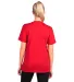 Next Level 6010 Men's Tri-Blend Crew in Red back view