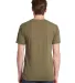 Next Level 6010 Men's Tri-Blend Crew in Military green back view