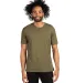 Next Level 6010 Men's Tri-Blend Crew in Military green front view