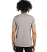 Next Level 6200 Men's Poly/Cotton Tee in Heather gray back view