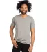 Next Level 6200 Men's Poly/Cotton Tee in Heather gray front view