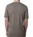 Next Level 6200 Men's Poly/Cotton Tee in Ash back view
