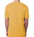 Next Level 6200 Men's Poly/Cotton Tee in Antique gold back view