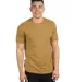 Next Level 6200 Men's Poly/Cotton Tee in Antique gold front view