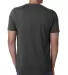 Next Level 6200 Men's Poly/Cotton Tee in Charcoal back view