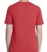 Next Level 6200 Men's Poly/Cotton Tee in Red back view