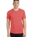Next Level 6200 Men's Poly/Cotton Tee in Red front view