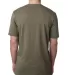 Next Level 6200 Men's Poly/Cotton Tee in Sage back view