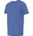 Next Level 6200 Men's Poly/Cotton Tee in Royal side view