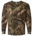 Code V 3981 Adult Realtree® Camo Long Sleeve Tee in Realtree apx front view