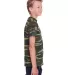 Code V 2207 Youth Camouflage T-Shirt GREEN WOODLAND side view