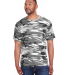 Code V 3907 Adult Camo Tee in Urban woodland front view