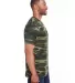 Code V 3907 Adult Camo Tee GREEN WOODLAND side view