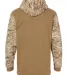 Code V 3967 Fashion Camo Hooded Sweatshirt COYTE/ SN DG/ NT back view