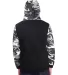 Code V 3967 Fashion Camo Hooded Sweatshirt BLK/ URBN WD/ RD back view