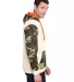 Code V 3967 Fashion Camo Hooded Sweatshirt NTRL/ GRN WD/ OR side view