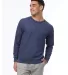 Alternative Apparel 9575RT Men's Champ Eco Teddy S in Eco navy front view
