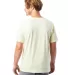 Alternative Apparel 1070 Unisex Go-To T-Shirt in Pale yellow back view