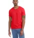Alternative Apparel 1070 Unisex Go-To T-Shirt in Apple red front view