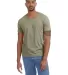 Alternative Apparel 1070 Unisex Go-To T-Shirt in Military front view