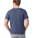 Alternative Apparel 1070 Unisex Go-To T-Shirt in Light navy back view