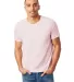 Alternative Apparel 1070 Unisex Go-To T-Shirt in Faded pink front view