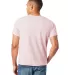 Alternative Apparel 1070 Unisex Go-To T-Shirt in Faded pink back view