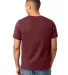 Alternative Apparel 1070 Unisex Go-To T-Shirt in Currant back view