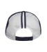 Adams Hats PE105 Adult Contrast Back Stripe Clubho in Navy back view