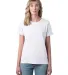 Alternative Apparel 1172 Ladies' Her Go-To T-Shirt in White front view